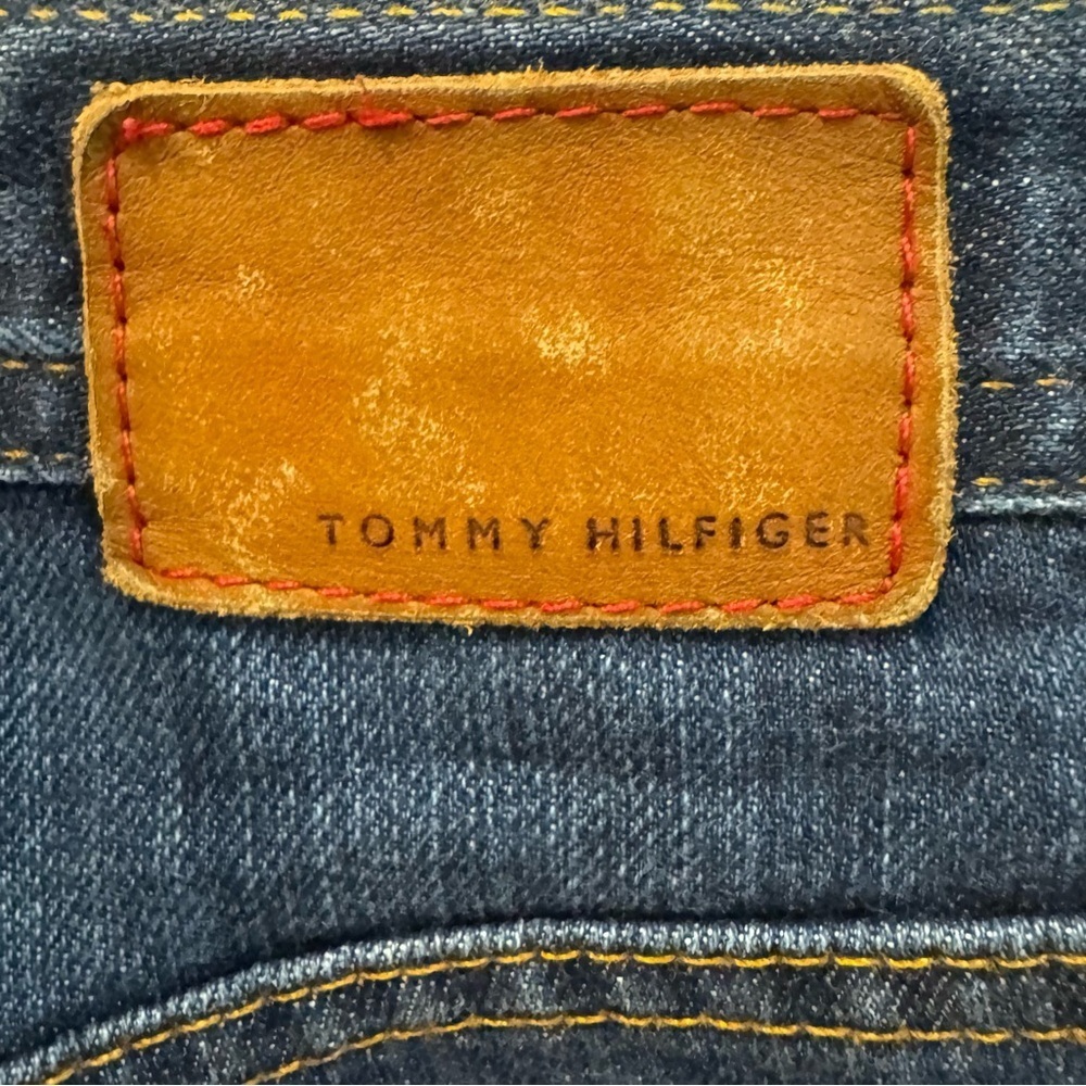 Tommy Hilfiger Jeans Straight Leg Mid Rise 100% Cotton Denim Women's Size 8R - Picture 5 of 10